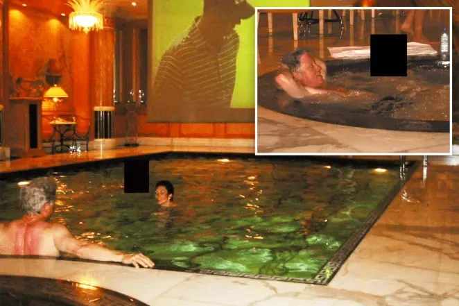 Bill Clinton Hot Tub Photo Identified from 2002 Asia Trip with Epstein and Maxwell