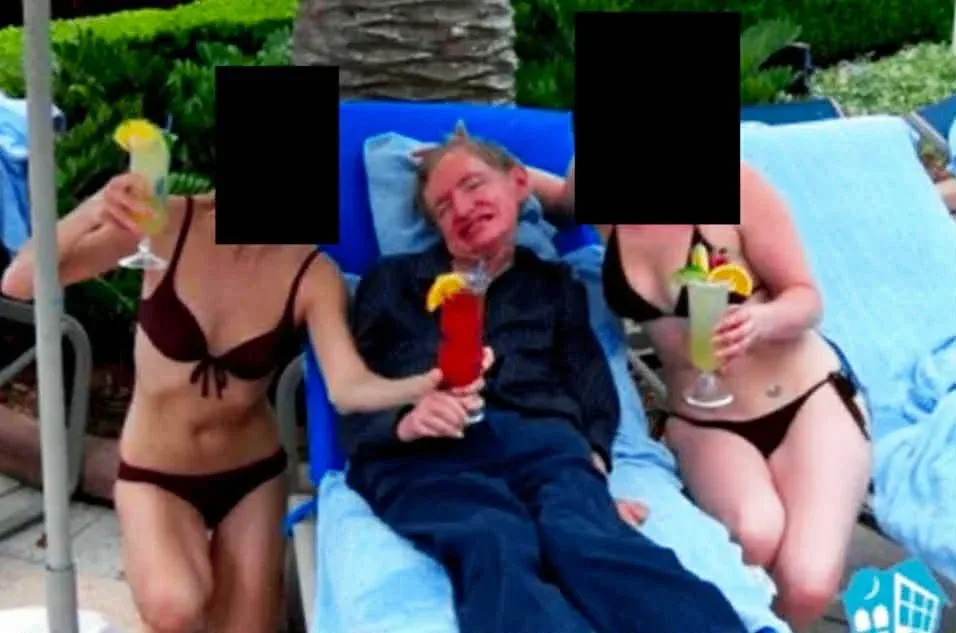 La foto de Stephen Hawking en los archivos de Epstein vuelve a generar atención