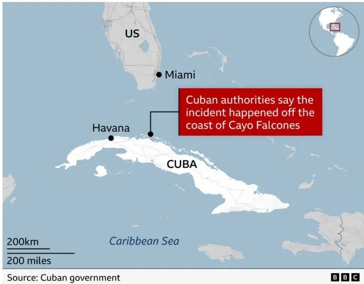 Cuba bắt giữ người thứ 11 trong vụ việc tại Cayo Falcones