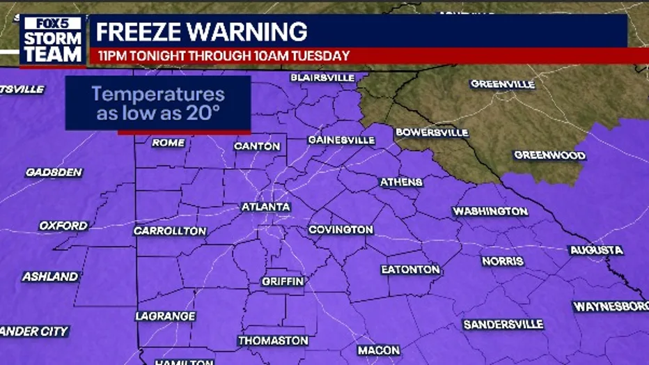 Giông bão mạnh quét qua Bắc Georgia, nguy cơ lốc xoáy và gió giật 60 mph