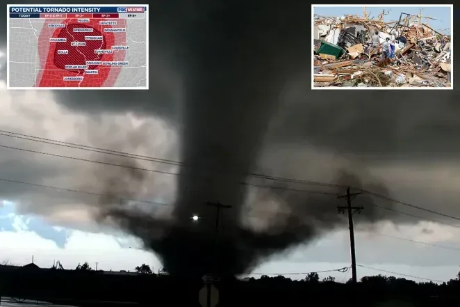 Over 60 Million Face Severe Tornado Risk in US Midwest; Level 4 Warning Issued