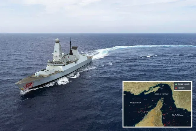 British Destroyer Joins 'Freedom of Navigation' Operation in Strait of Hormuz