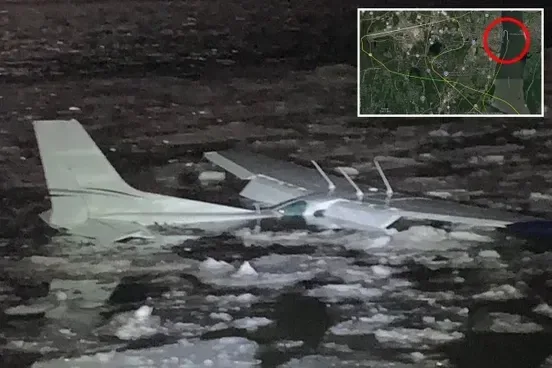 Avión procedente de Long Island cae al río Hudson durante aterrizaje de emergencia