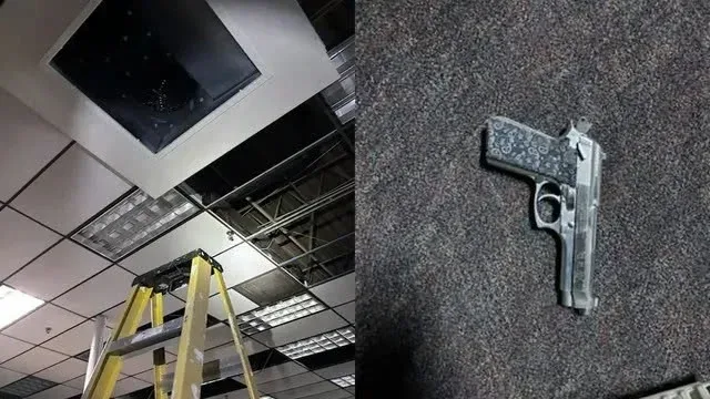 Armed Burglary Suspect Arrested Hiding in Ventilation Duct at DeKalb Business