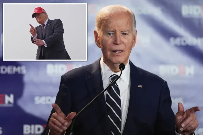 Biden jokes about age, defends border record in rare post-presidency speech