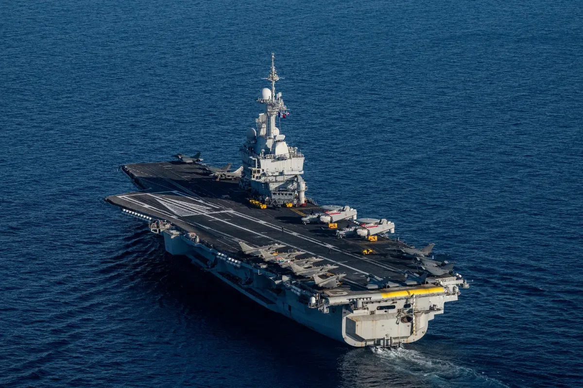France Deploys Its Only Aircraft Carrier Near the Strait of Hormuz